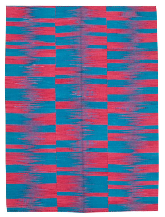 7x9 Handwoven Kilim Rug - 21951
