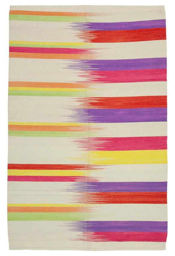 6x9 Handwoven Kilim Rug - 21959