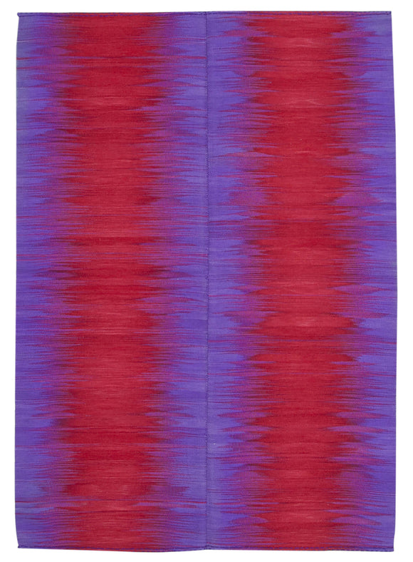 7x9 Handwoven Kilim Rug - 21973