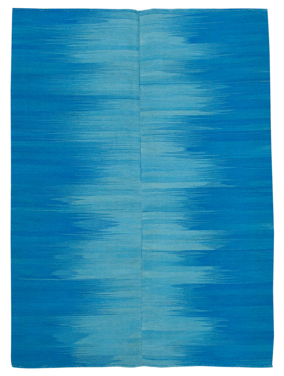 7x9 Handwoven Kilim Rug - 21978