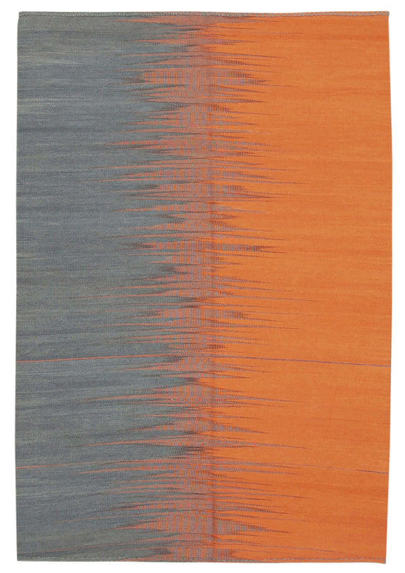 6x9 Handwoven Kilim Rug - 21980