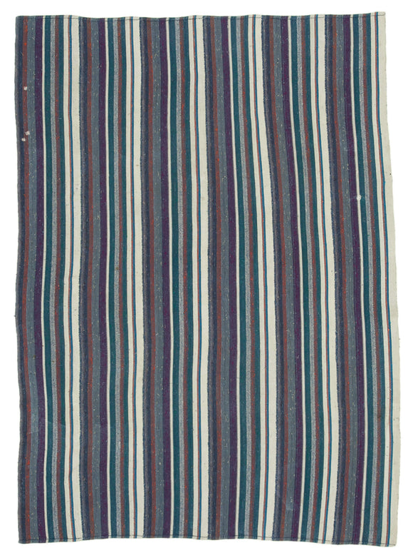 6x9 Vintage Turkish Flatweave Kilim - 22025