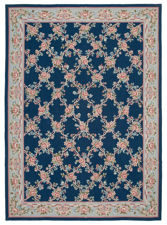 9' 11'' x 13' 8'' Needlepoint Kilim Rug