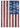 7x10 American Flag Patchwork Rug -22597