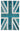 6x10 Uk Flag Hand-Knotted Patchwork Rug -22603