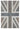 7x10 British Flag Hand-Knotted Patchwork Rug -22647