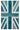 6x10 British Flag Hand-Knotted Patchwork Rug -22648