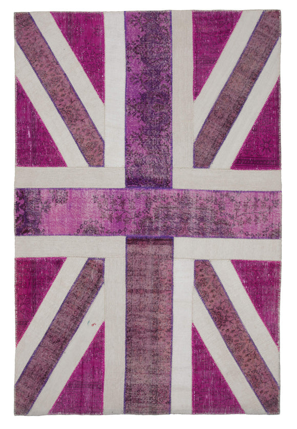 7x10 Patchwork Flag Rug - 22653