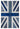 7x10 British Flag Hand-Knotted Patchwork Rug -22658