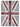 7x10 British Flag Hand-Knotted Patchwork Rug -22663