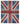 8x10 British Flag Hand-Knotted Patchwork Rug -22673