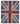 8x10 British Flag Hand-Knotted Patchwork Rug -22674
