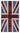 3x5 British Flag Hand-Knotted Patchwork Rug -22744