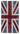 3x5 British Flag Hand-Knotted Patchwork Rug -22748