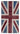 3x5 British Flag Hand-Knotted Patchwork Rug -22749