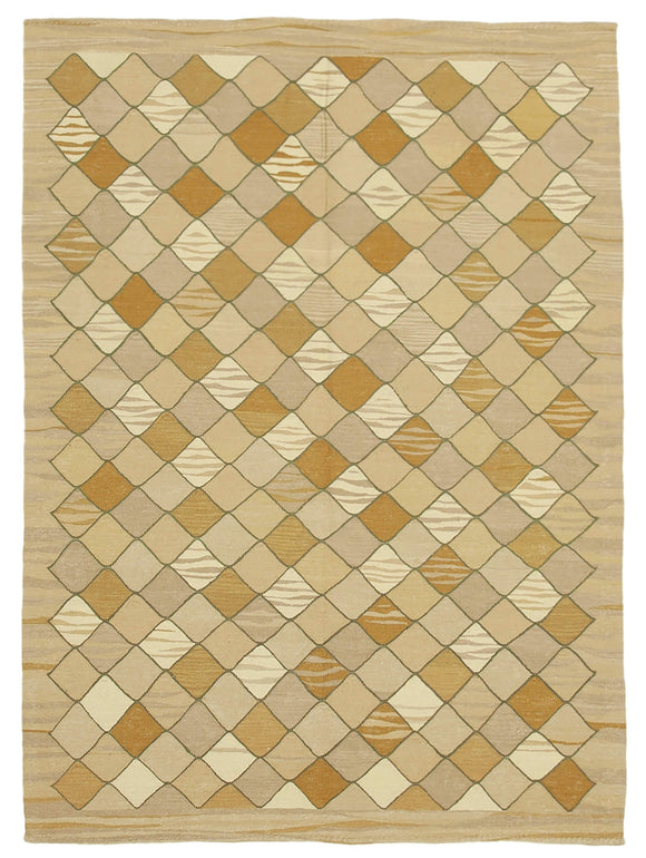 5' 7'' x 7' 9'' Modern Turkish Kilim