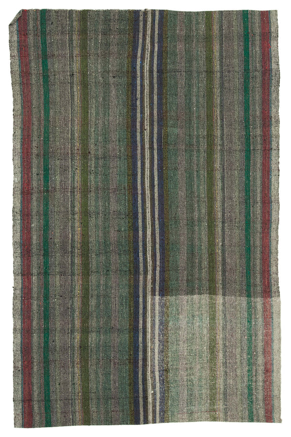 6x9 Vintage Turkish Flatweave Kilim - 23038