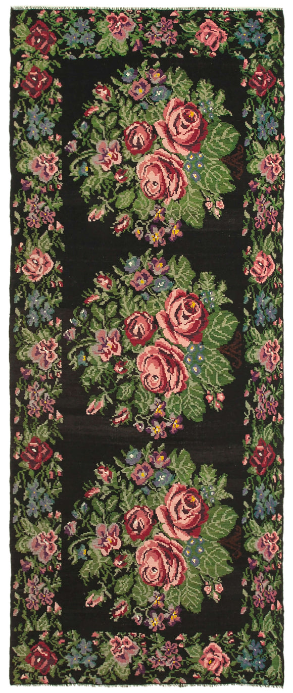 6x15 Floral Kilim Runner Rug -23445