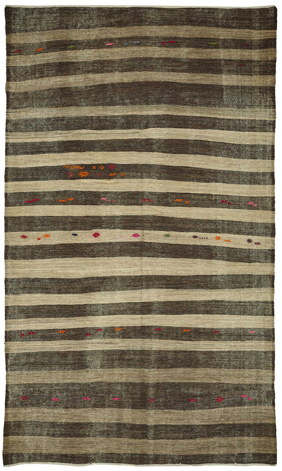 7x12 Vintage Anatolian Kilim Rug - 23639