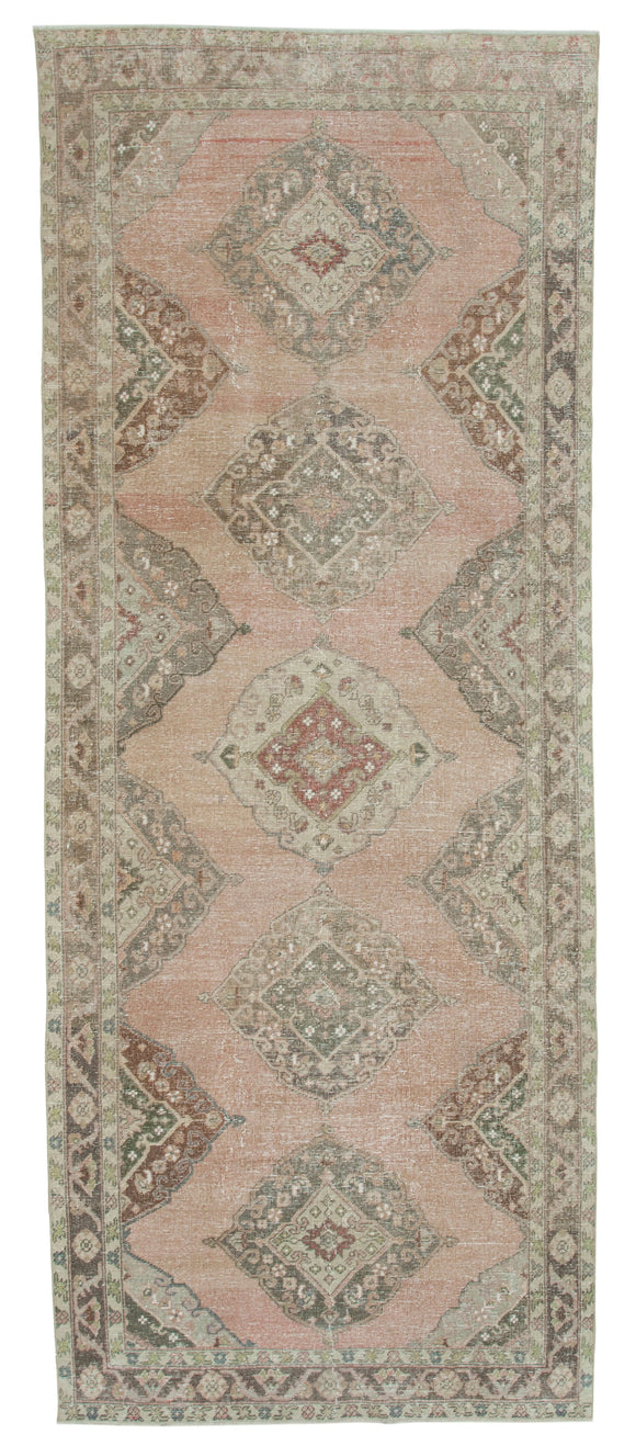 4' 10'' x 12' 3'' Beige Vintage Runner