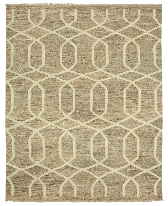 8' 2'' x 10' 2'' Turkish Modern Kilim
