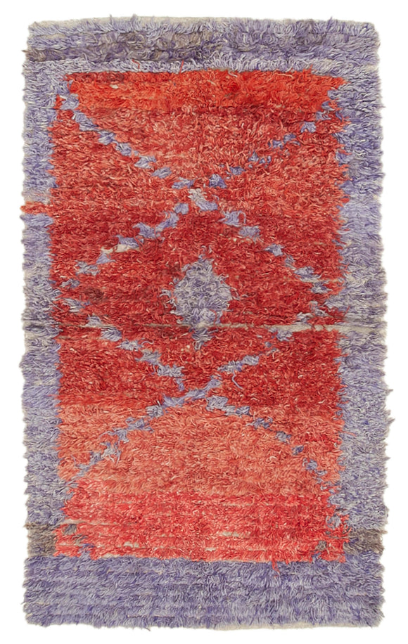 4x7 Modern Design Wool Rug -28036
