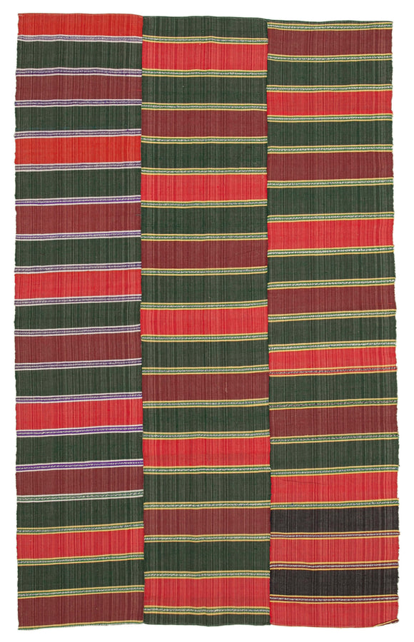 6x9 Handmade Thin Kilim Rug - 28535