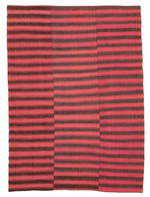 6x9 Handmade Thin Kilim Rug - 28536