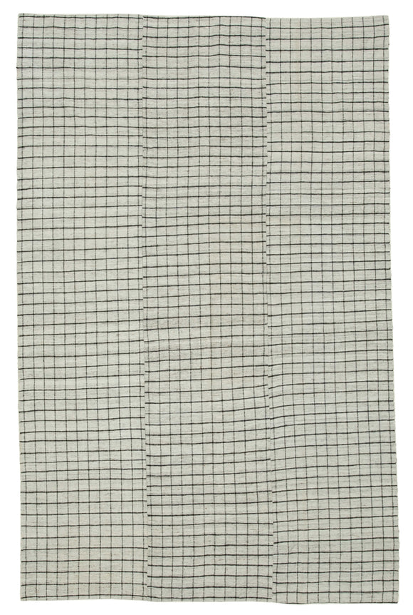 7x10 Handmade Thin Kilim Rug - 28553