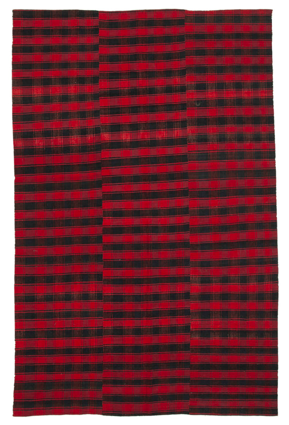 6x9 Handmade Thin Kilim Rug - 28558