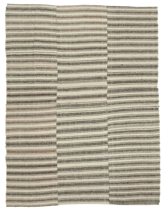 7x8 Handmade Thin Kilim Rug - 28564