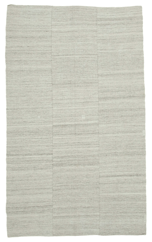 5' 11'' x 10' 2'' Beige Thin Kilim Rug
