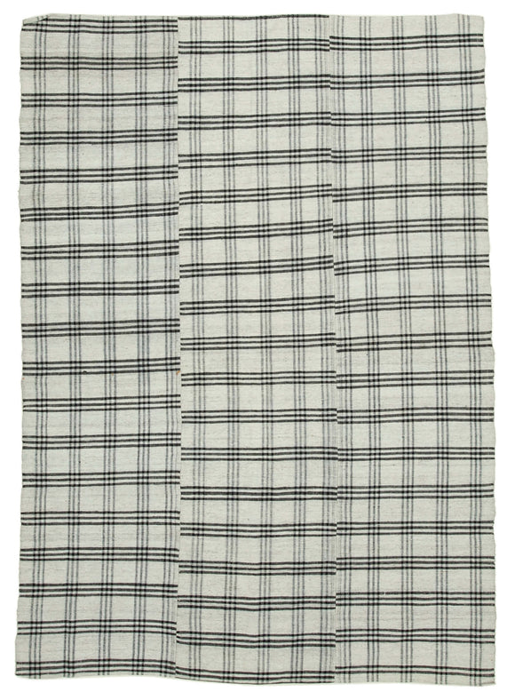 6x9 Handmade Thin Kilim Rug - 28577