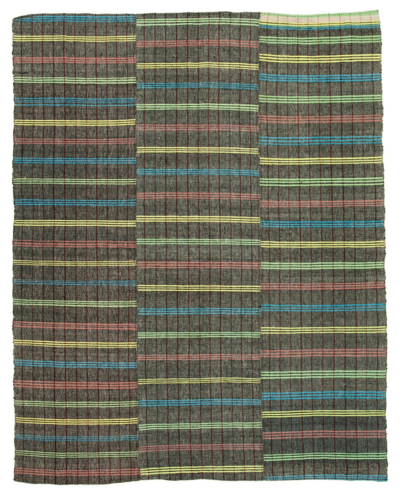 6x8 Handmade Thin Kilim Rug - 28578