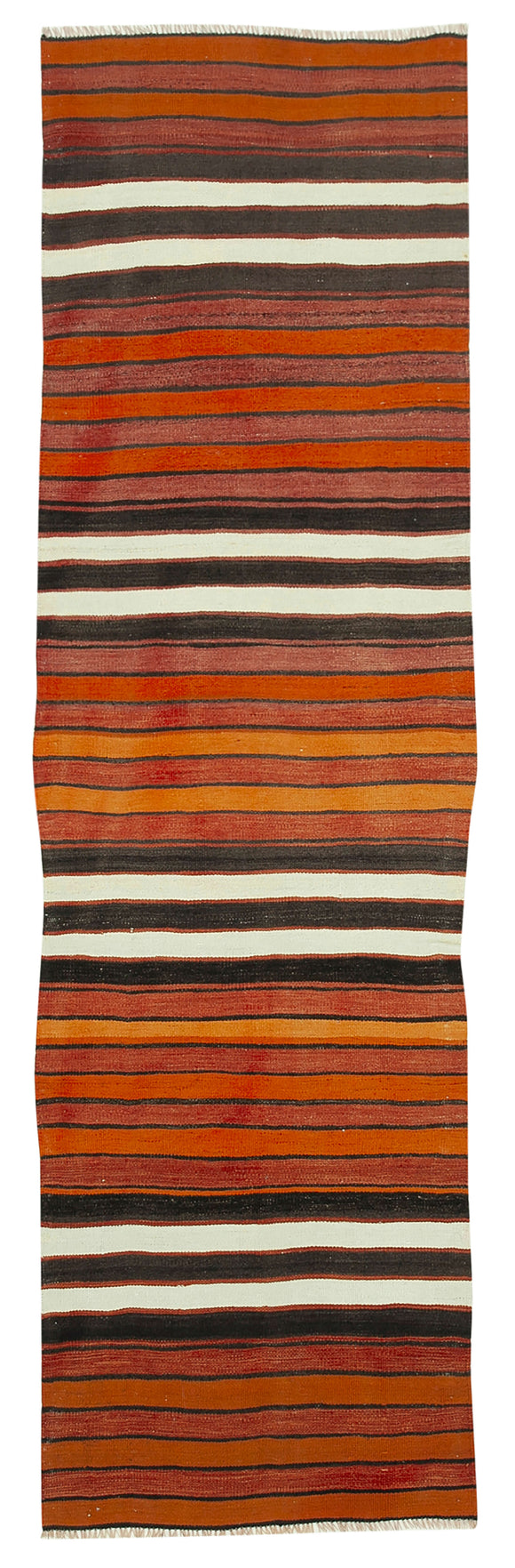 3' x 10' 6'' Anatolian Runner Kilim Rug