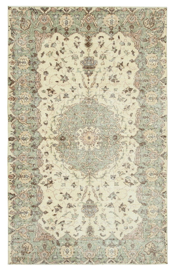 5x9 Turkish Vintage Area Rug - 29792