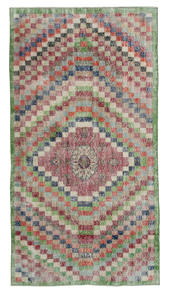 4' 8'' x 9' 1'' Multicolor Boho Rug