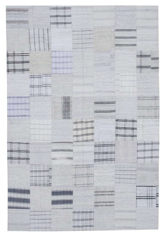 7x10 Kilim Patchwork Rug 30375