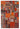 7x10 Orange Turkish Vintage Kilim Patchwork Rug