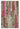7x10 Red Modern Patchwork Rug - 31013