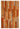 7x10 Orange Modern Patchwork Rug - 31018