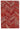 7x10 Red Modern Patchwork Rug - 31035