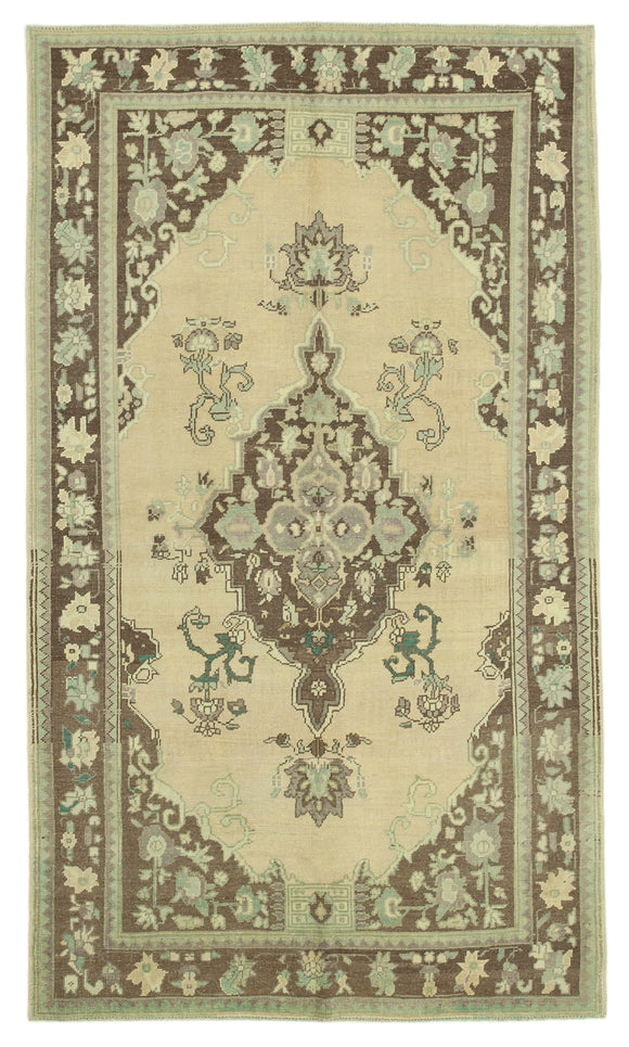 5x9 Vintage Hand-Knotted Wool Carpet - 32120