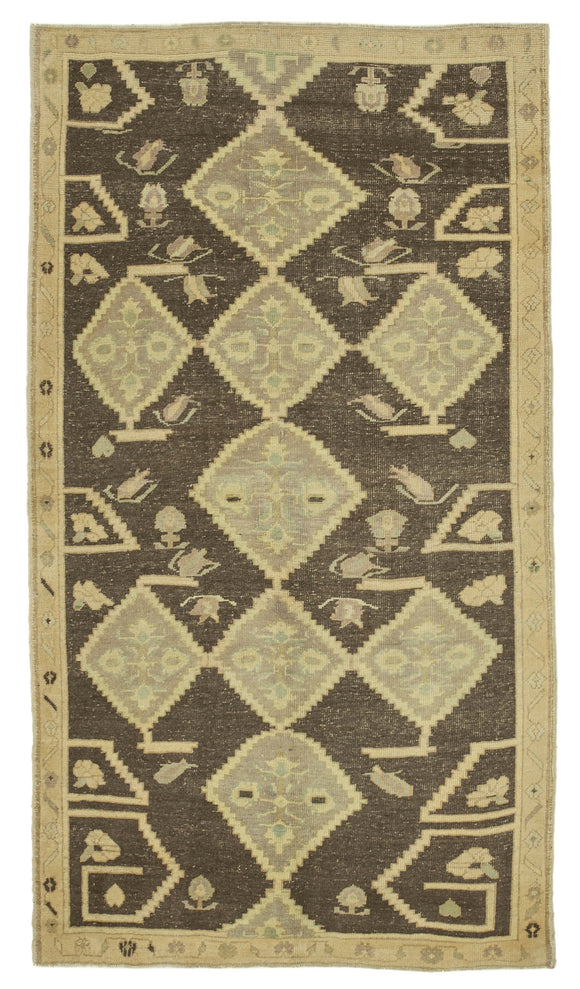 5x9 Vintage Hand-Knotted Wool Carpet - 32129