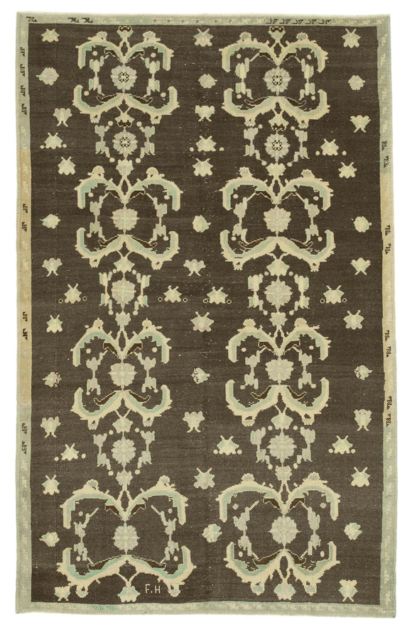 5x9 Vintage Hand-Knotted Wool Carpet - 32133