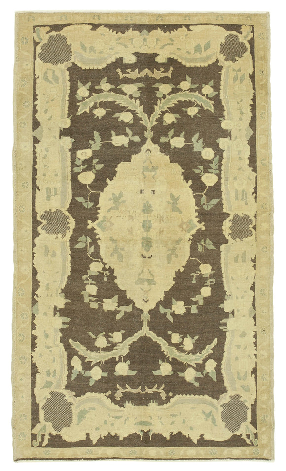4x8 Vintage Hand-Knotted Wool Carpet - 32140