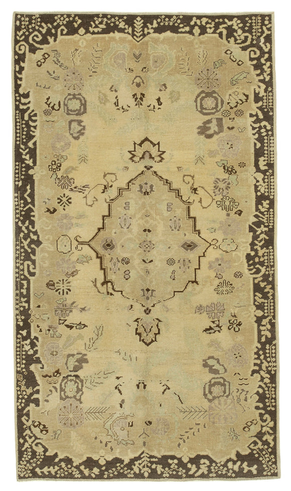 5x9 Vintage Hand-Knotted Wool Carpet - 32143