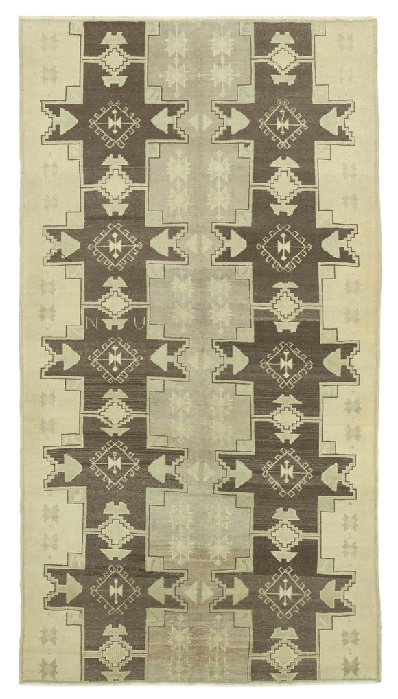 5x9 Vintage Hand-Knotted Wool Carpet - 32148