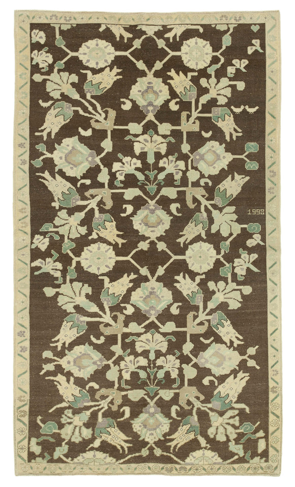 5x9 Vintage Hand-Knotted Wool Carpet - 32154
