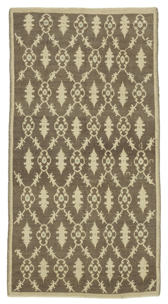 4x7 Vintage Hand-Knotted Wool Carpet - 32207